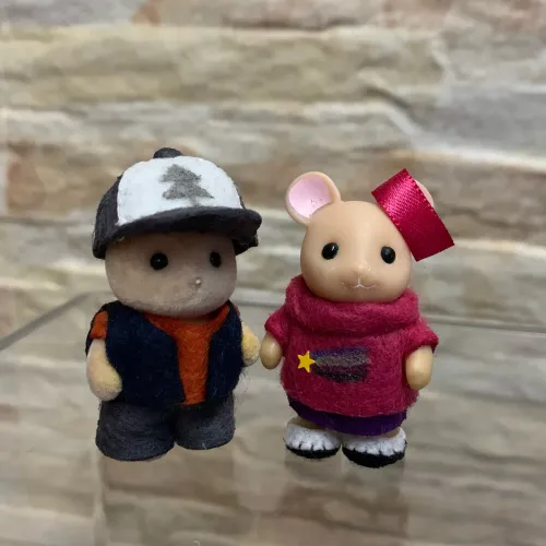 Roupinha Dipper & Mabel Sylvanian Families