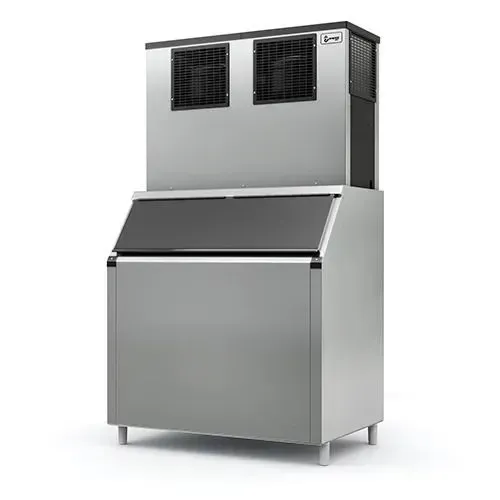 Máquina de gelo 150kg de produção dia, depósito de 140kg.