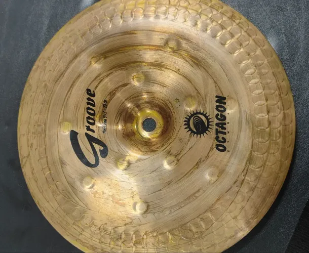 Prato Bateria Mini China Octagon Groove 9 1/2" (24 cm).
