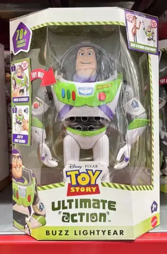 Boneco Buzz Lançamento Fala , meche a cabeça , olhos e boca tag Woody Jessie Slinky rex cr