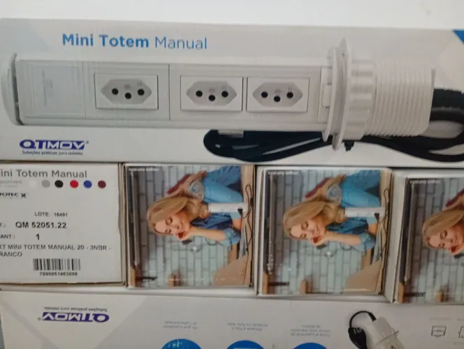 Mini totem manual de mesa
