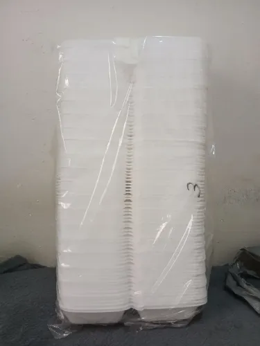 Embalagem de Isopor para sanduíches +-70 unidades