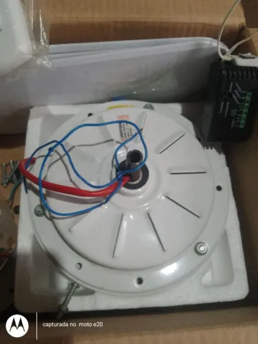 Motor ventilador e os componentes Delta venti