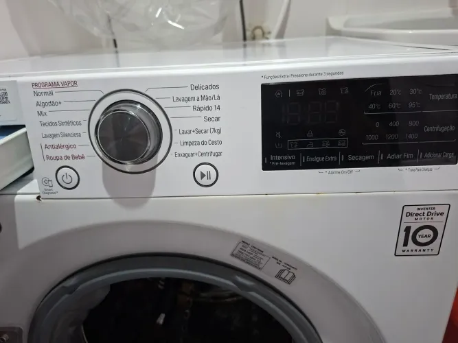 Máquina Lava e Seca LG 11kg/7kg Inverter Direct Drive