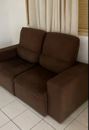 Sofá retrátil 2 lugares 