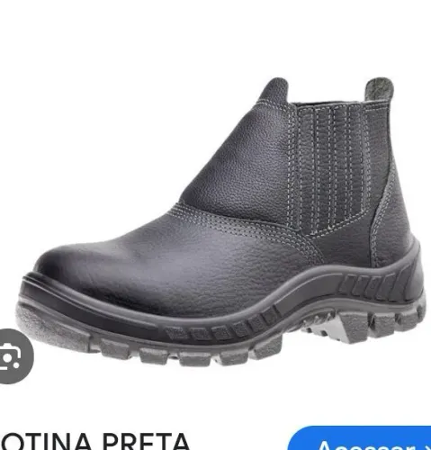 Bota novas com proteção de bico 