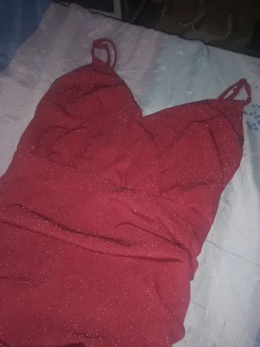 vestido justo balada com brilho sem bojo . 