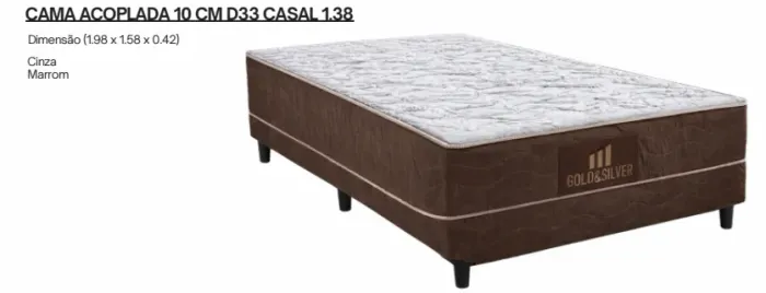 Cama acoplada 10cm de espuma (NOVA, PAGAMENTO SOMENTE NA ENTREGA)