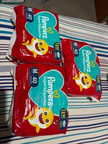 Fralda Pampers Supersec - 40 und