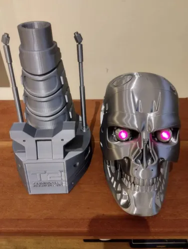 Exterminador do futuro crânio do T-800