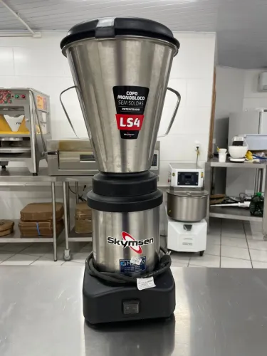 Liquidificador profissional 4L Skymsen LS04MBN de baixa rotação 