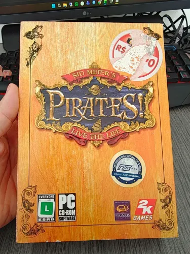 Sid Meiers Pirates PC Live The Life (completo com mapa, CDs, manual)