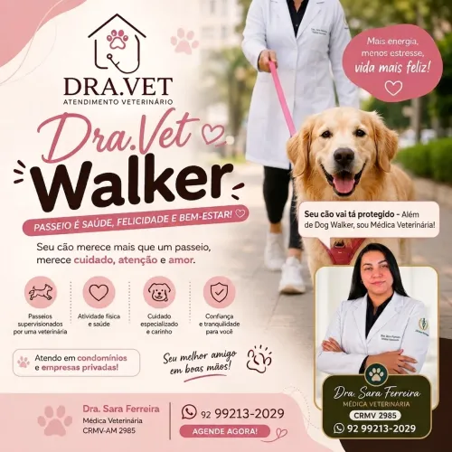 Serviços a domicílio veterinário.