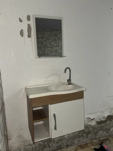 Gabinete com espelho banheiro