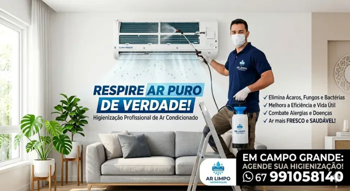 Higienização Premium de Ar Condicionado - Polaris Climatização