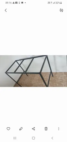 Suporte mesa de ferro 120