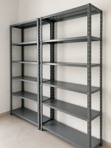 Estante de Aço Cinza com 6 Prateleiras - 2 m / Preço por unidade