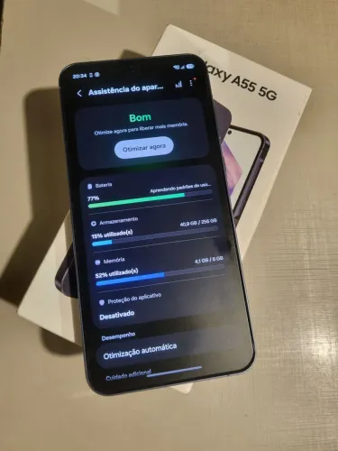 Samsung A55 256gb aceito trocas por celulares 