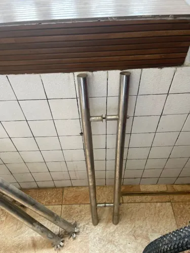 Puxador em inox