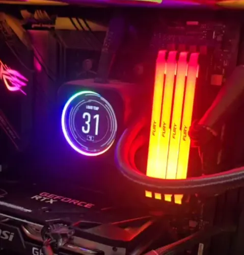 Water Cooler Corsair H150i Elite Lcd Rgb 360mm - CW-9060062-WW