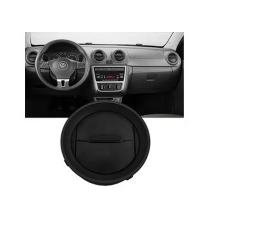 Difusor de Ar Painel Gol G5 G6 Saveiro Robust G7 voyage Preto (aro) preto botão preto da