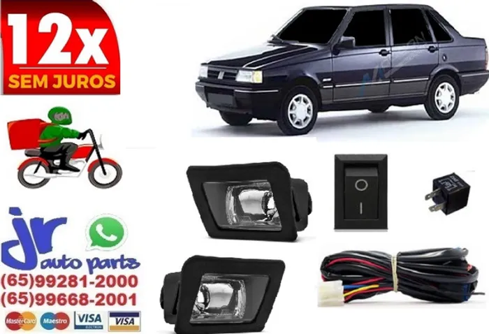 Kit Farol Milha Premio 85 a 95 Auxiliar Neblina