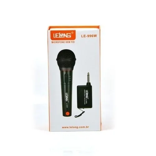 Microfone Sem Fio Profissional Lelong Le-996w Profissional