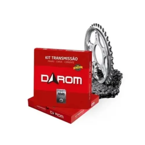 Kit Transmissao Relação C/Retentor Titan/Fan 125 00/08 Darom (Entrega Grátis)