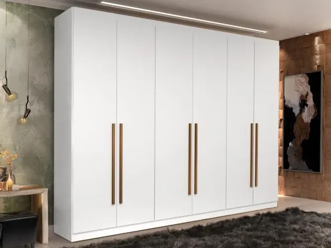 Guarda - Roupa Berlim 6 Portas 6 Gavetas l65