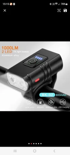 Lanterna led promoção 80 reais