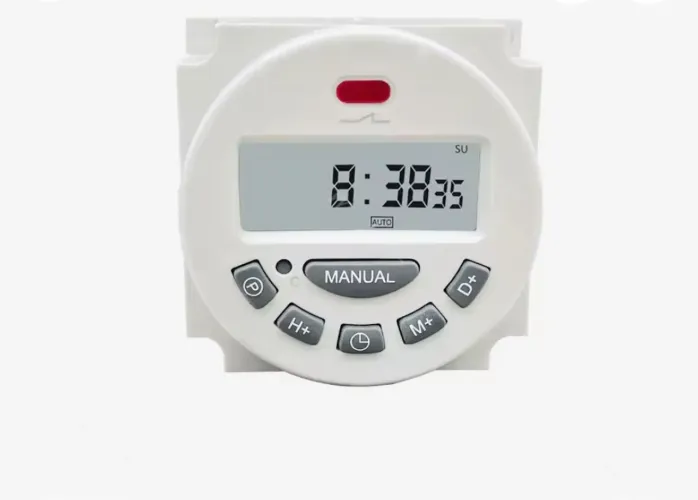 Digital Time Switch LCD, Alta Precisão, Anti-interferência,