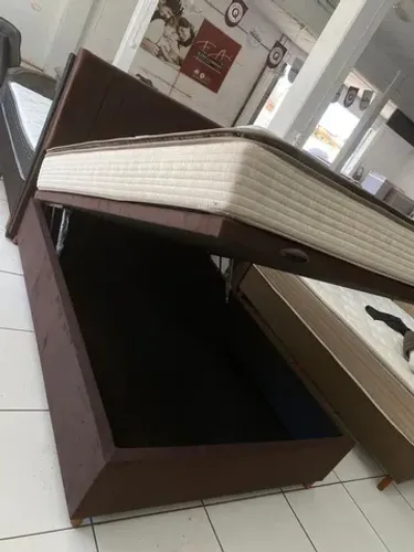 Cama Base Box Baú - Casal Padrão