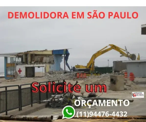 Demolição de prédios e casas em Alto da Lapa