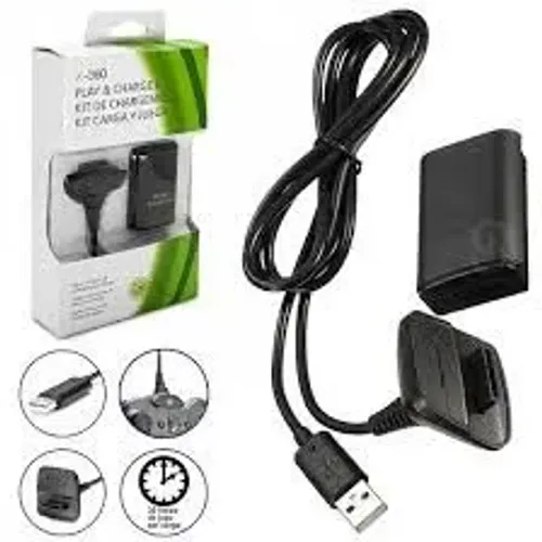 Kit cabo e bateria controle Xbox frete grátis