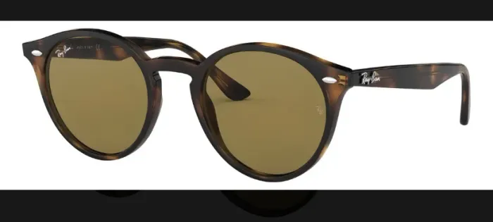 Oculos Ray-ban Round Rb2180 Marrom