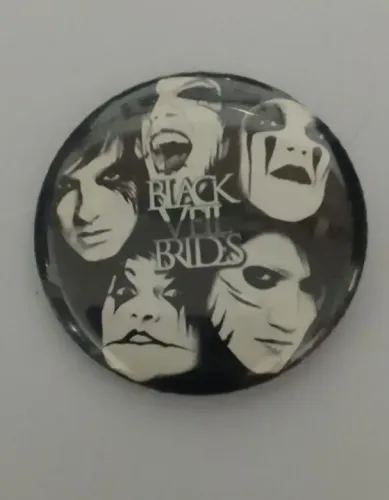 Boton banda de rock Black Veil Brides