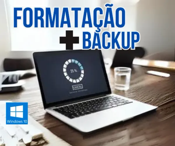 Formatação de Notebook e Computador com Backup - Windows - Loja Coimbra Computadores