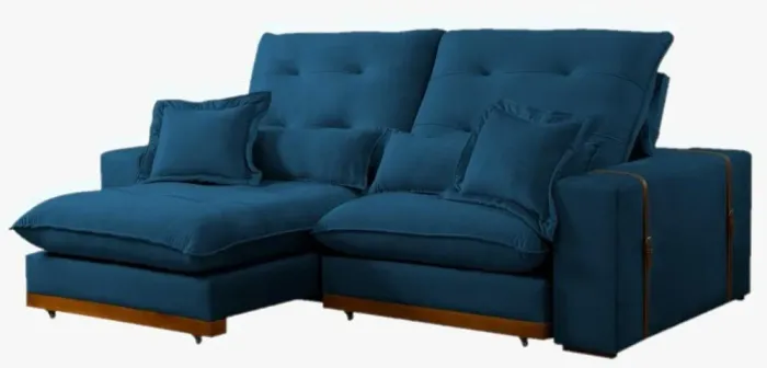 Sofá Retrátil e Reclinável Toronto 250cm - Super promoção! 