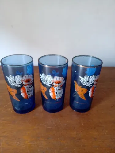 3 copos Nadir antigo