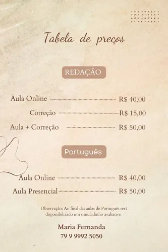 AULAS DE REDAÇÃO PARA CONCURSO PMSE