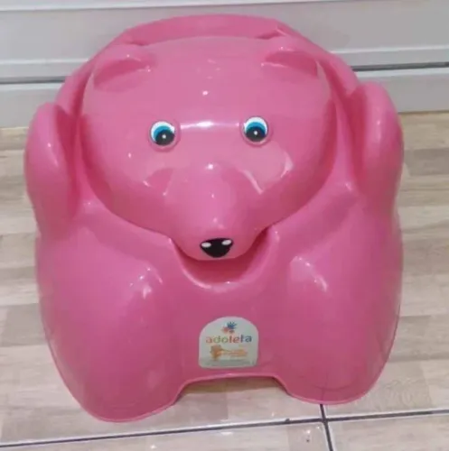 Penico/ troninho urso  rosa Adoleta 