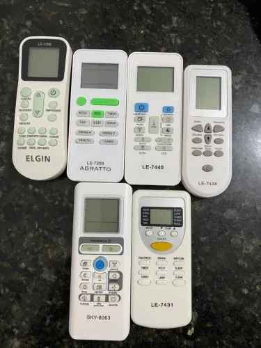 Controles Remotos de Ar Condicionado Diversos Modelos