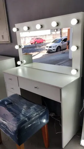 Loja do camarim em mdf com banqueta gratis 