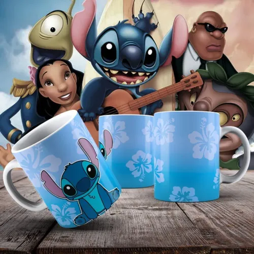 Caneca Stitch - Coleção Disney
