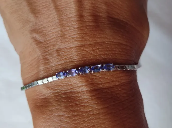 Pulseira Milano de Ouro Branco.