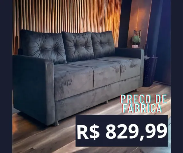 Sofá cama Novo! Preço de Fábrica!