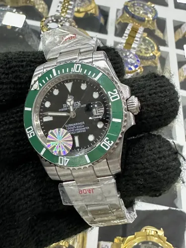Relógio Rolex Submariner Verde e Preto Premium AAA+
