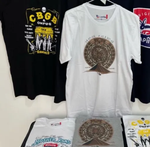 Camiseta 100% algodão nova