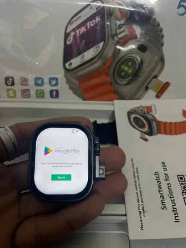 RELÓGIO COM CHIP 5g COM 2 CÂMERAS