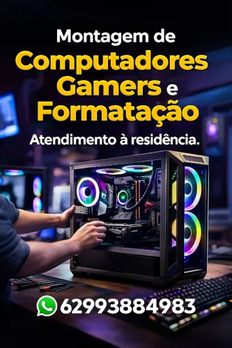 Montagem e manutenção de computadores a domicilio
